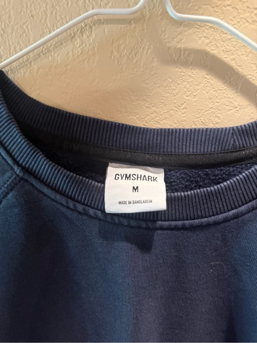Gymshark Navy Crewneck Sweatshirt with Minimal Logo